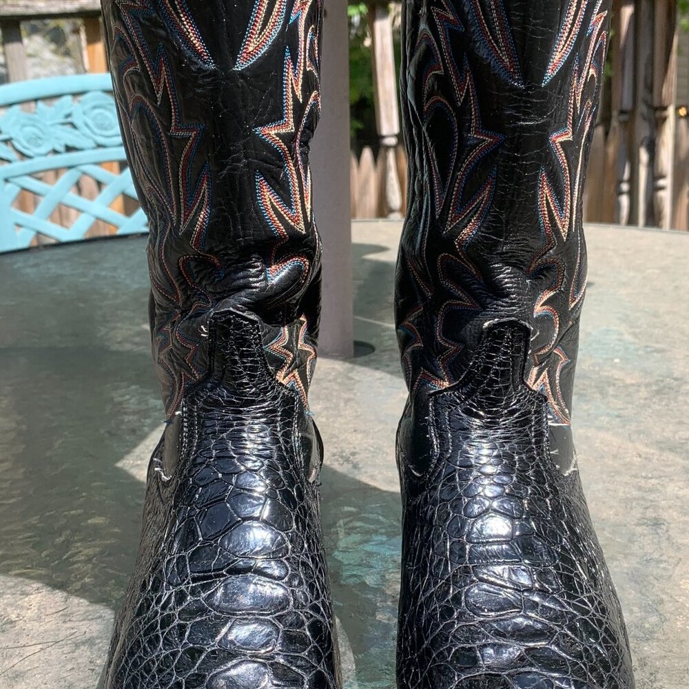 Vintage Unbranded Pre-Ban Sea Turtle Western Boots